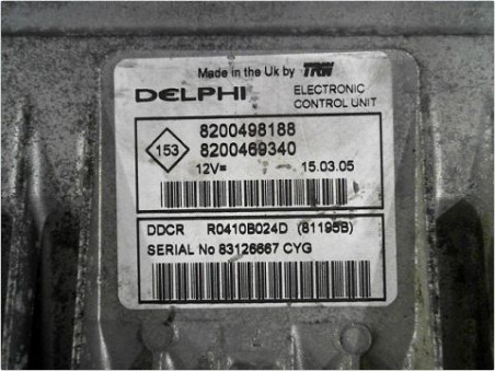CALCULATEUR MOTEUR RENAULT MEGANE 2005