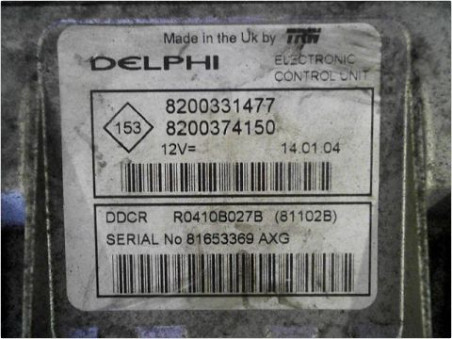 CALCULATEUR MOTEUR RENAULT CLIO 2004