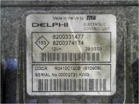 CALCULATEUR MOTEUR RENAULT CLIO 2003
