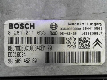 CALCULATEUR MOTEUR PEUGEOT 407 2006