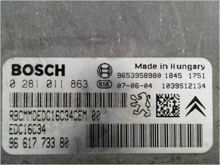 CALCULATEUR MOTEUR CITROEN C4 2007