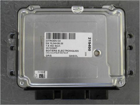CALCULATEUR MOTEUR CITROEN C4 2007