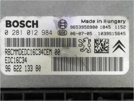 CALCULATEUR MOTEUR PEUGEOT 407 2006