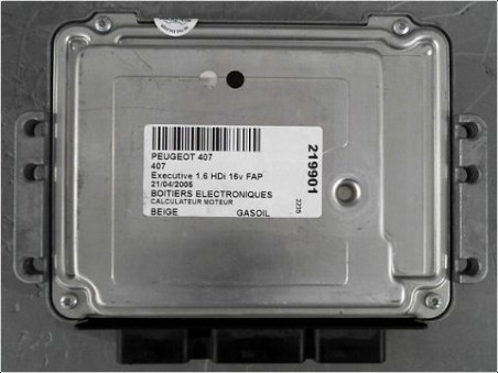 CALCULATEUR MOTEUR PEUGEOT 407 2005