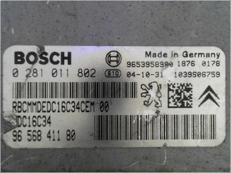 CALCULATEUR MOTEUR CITROEN XSARA PICASSO 2005