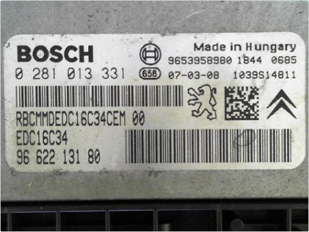 CALCULATEUR MOTEUR CITROEN C4 2007