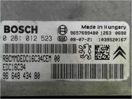 CALCULATEUR MOTEUR PEUGEOT 207 2008