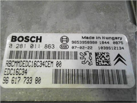 CALCULATEUR MOTEUR CITROEN C4 2007