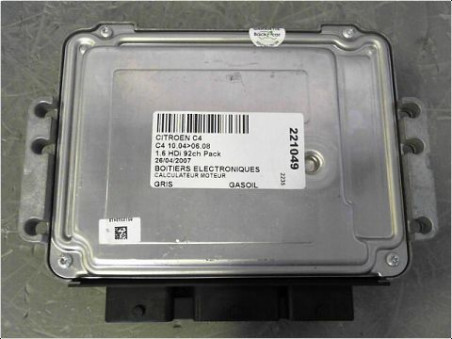 CALCULATEUR MOTEUR CITROEN C4 2007