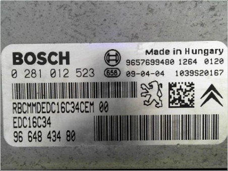 CALCULATEUR MOTEUR PEUGEOT 207 2009