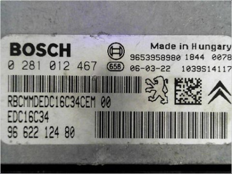 CALCULATEUR MOTEUR PEUGEOT 207 2006