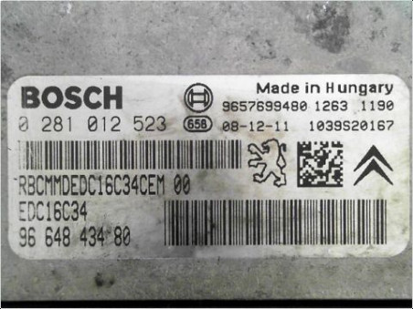 CALCULATEUR MOTEUR PEUGEOT 207 2009