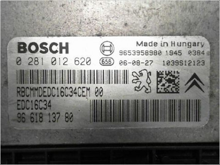 CALCULATEUR MOTEUR PEUGEOT PARTNER 2006