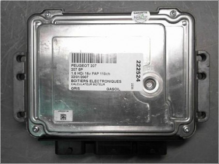 CALCULATEUR MOTEUR PEUGEOT 207 2007