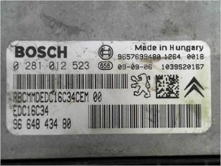 CALCULATEUR MOTEUR PEUGEOT 207 2009