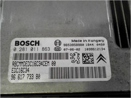 CALCULATEUR MOTEUR PEUGEOT 307 2007