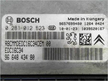 CALCULATEUR MOTEUR PEUGEOT 207 2010