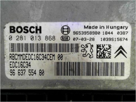 CALCULATEUR MOTEUR PEUGEOT 207 2007
