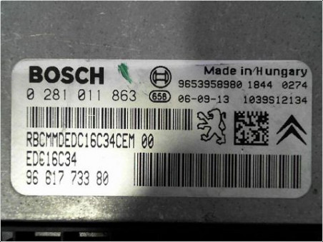 CALCULATEUR MOTEUR PEUGEOT 307 2006