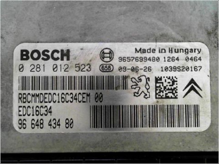 CALCULATEUR MOTEUR PEUGEOT 207 2009