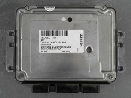 CALCULATEUR MOTEUR PEUGEOT 407 2005