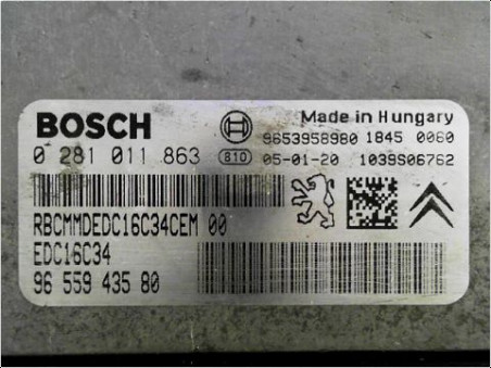 CALCULATEUR MOTEUR CITROEN C4 2005