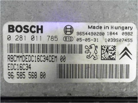 CALCULATEUR MOTEUR CITROEN C3 2005