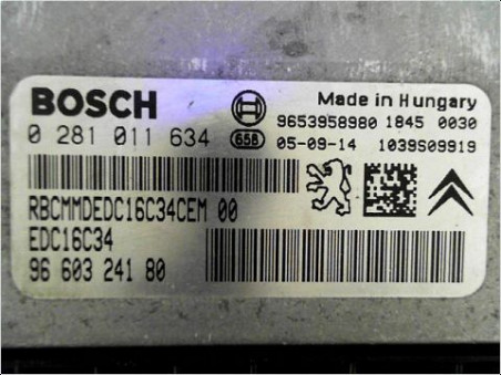 CALCULATEUR MOTEUR CITROEN C4 2006