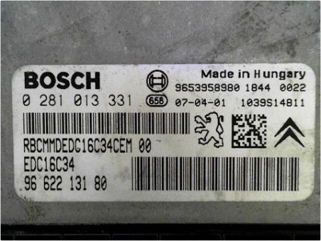 CALCULATEUR MOTEUR CITROEN C4 2007