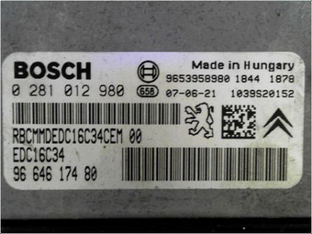 CALCULATEUR MOTEUR CITROEN GRAND C4 PICASSO 2007