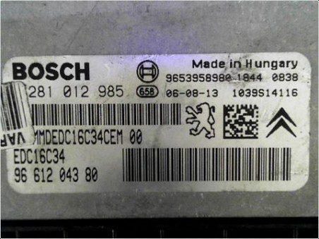 CALCULATEUR MOTEUR PEUGEOT 207 2006