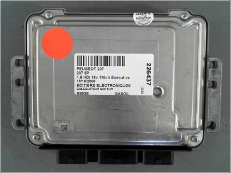 CALCULATEUR MOTEUR PEUGEOT 207 2006