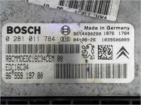 CALCULATEUR MOTEUR PEUGEOT 206 2004
