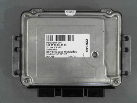 CALCULATEUR MOTEUR PEUGEOT 206 2004