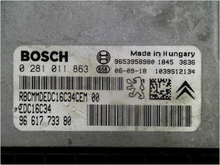 CALCULATEUR MOTEUR PEUGEOT 307 2006