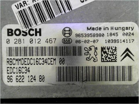 CALCULATEUR MOTEUR PEUGEOT 207 2006
