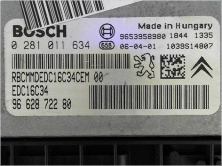 CALCULATEUR MOTEUR PEUGEOT 307 2006