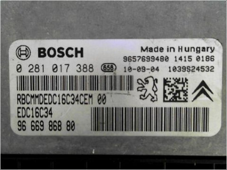 CALCULATEUR MOTEUR CITROEN C3 2010