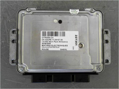 CALCULATEUR MOTEUR CITROEN C4 2005