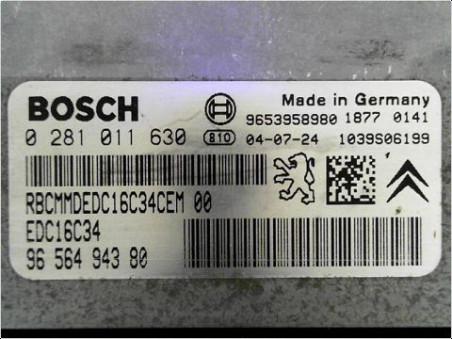 CALCULATEUR MOTEUR CITROEN C4 2004