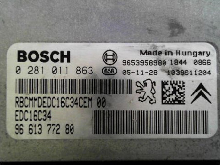 CALCULATEUR MOTEUR CITROEN C4 2006