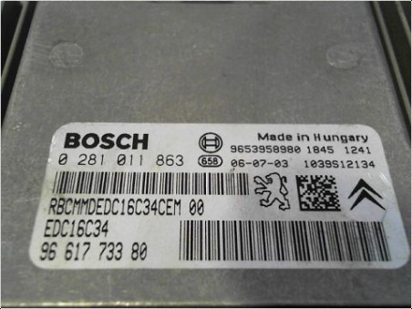 CALCULATEUR MOTEUR PEUGEOT 307 2006