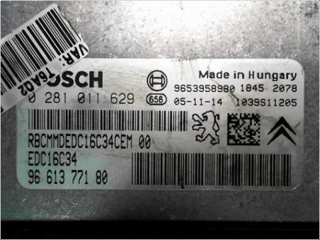 CALCULATEUR MOTEUR PEUGEOT 307 2006