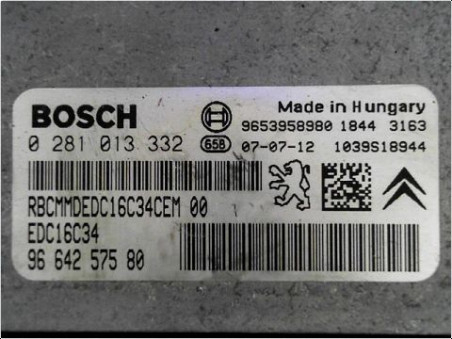 CALCULATEUR MOTEUR PEUGEOT 308 2007