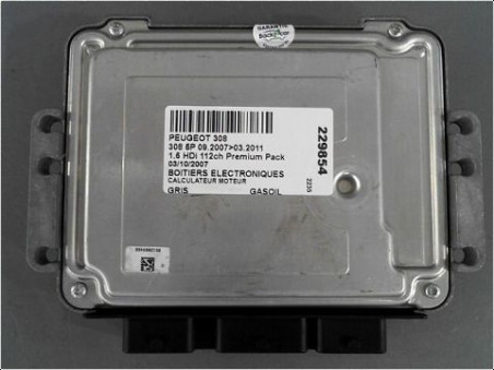 CALCULATEUR MOTEUR PEUGEOT 308 2007