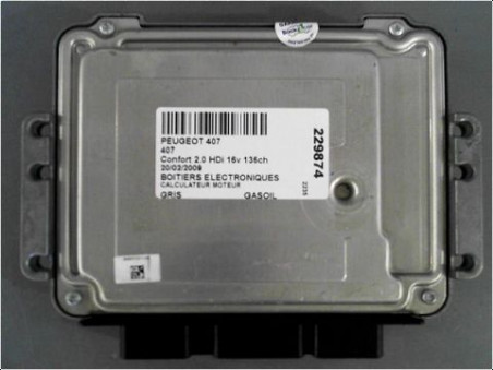 CALCULATEUR MOTEUR PEUGEOT 407 2009
