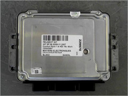 CALCULATEUR MOTEUR PEUGEOT 307 2007