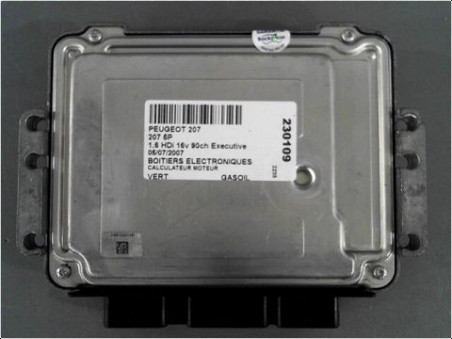 CALCULATEUR MOTEUR PEUGEOT 207 2007