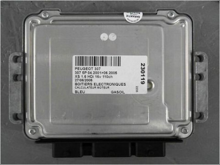 CALCULATEUR MOTEUR PEUGEOT 307 2005