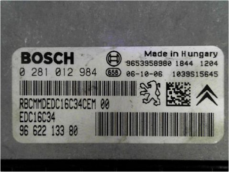 CALCULATEUR MOTEUR PEUGEOT 407 2006